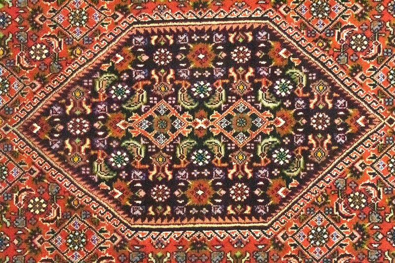 Biegacz Dywan perski - Bijar - 198 x 74 cm - czerwony