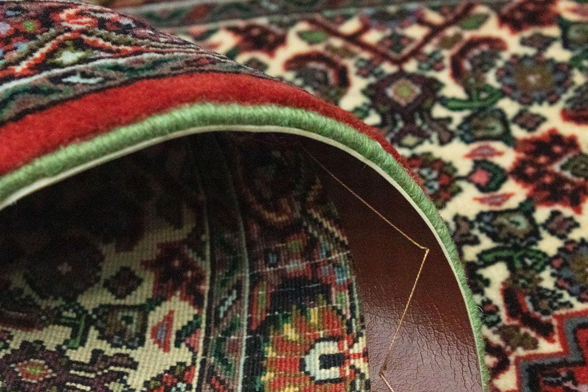 Biegacz Dywan perski - Bijar - 158 x 61 cm - czerwony