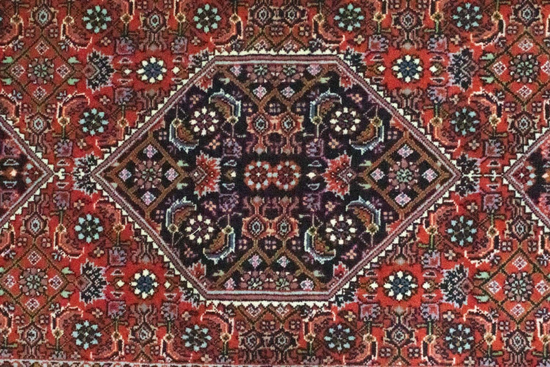 Biegacz Dywan perski - Bijar - 172 x 62 cm - czerwony