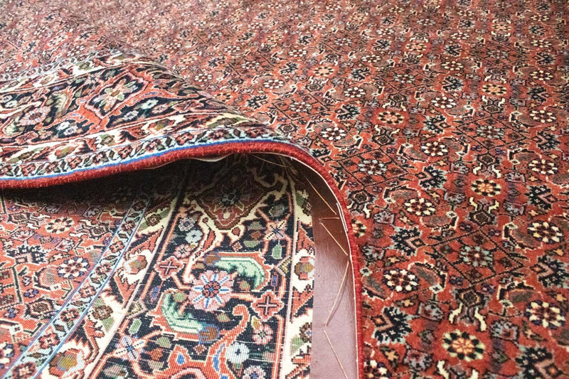 Dywan perski - Bijar - 305 x 200 cm - czerwony