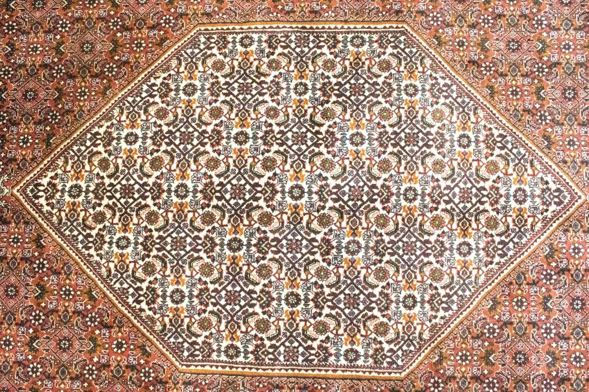 Dywan perski - Bijar - 298 x 203 cm - czerwony