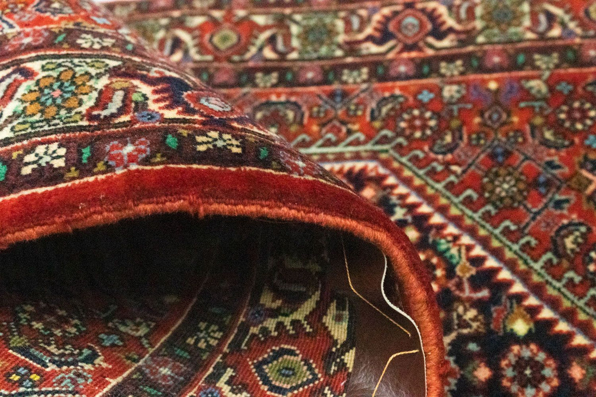 Biegacz Dywan perski - Bijar - 187 x 75 cm - czerwony