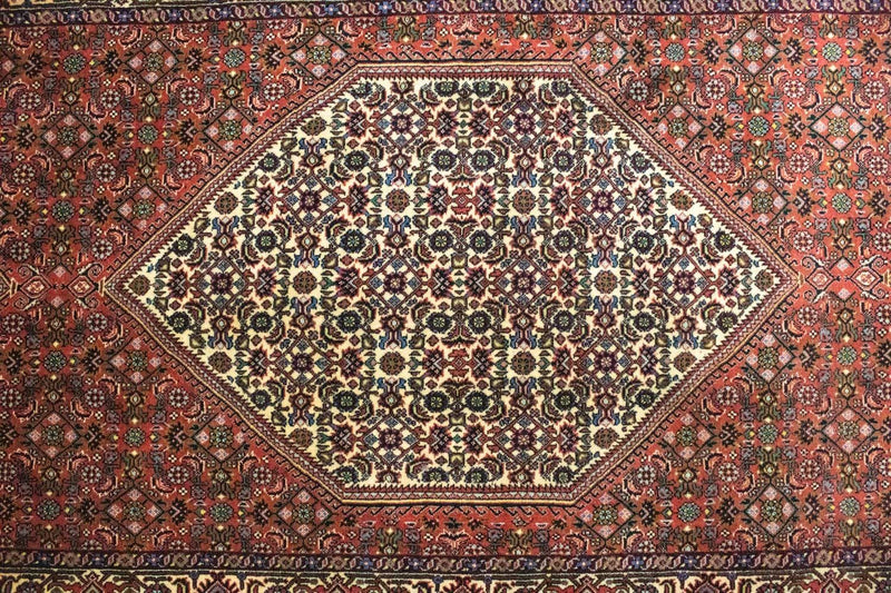Biegacz Dywan perski - Bijar - 320 x 90 cm - czerwony