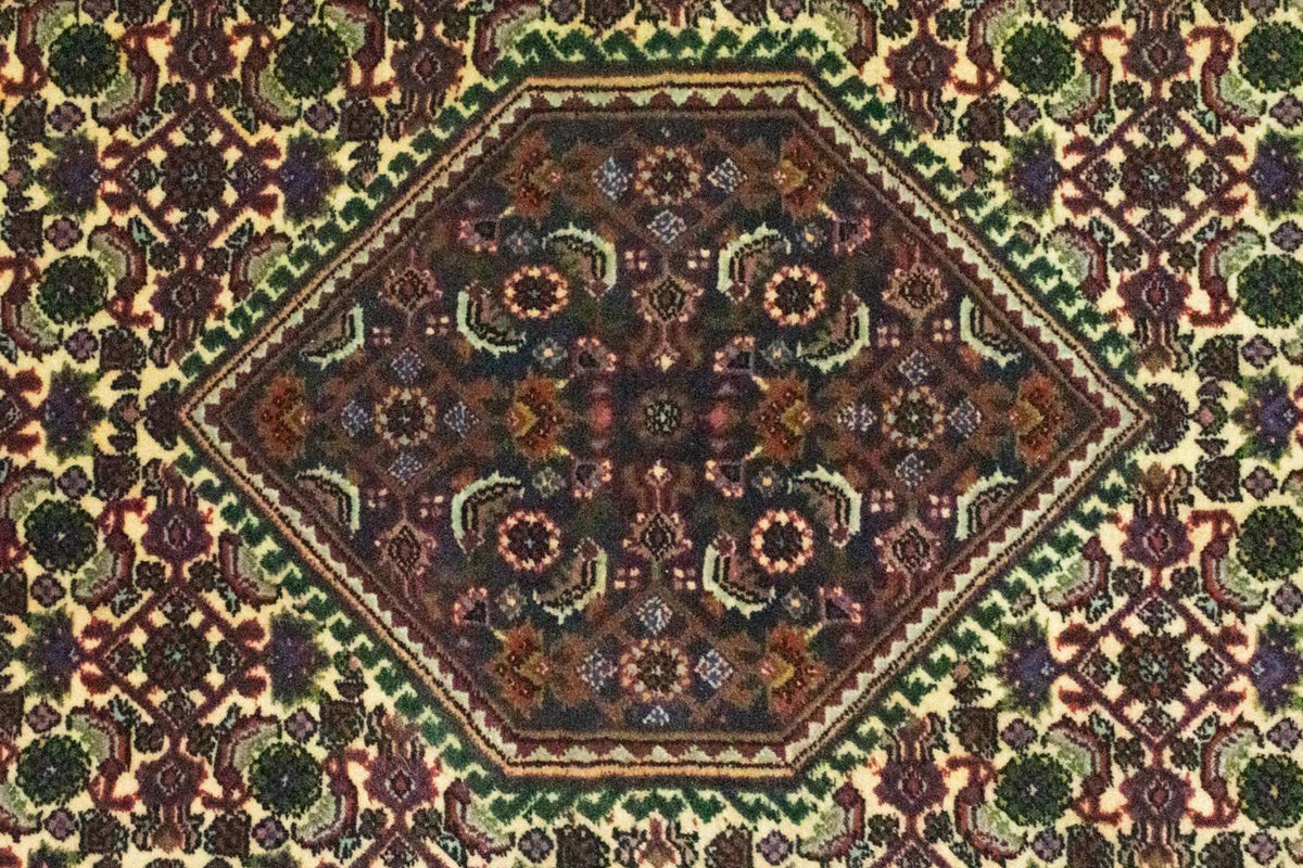 Biegacz Dywan perski - Bijar - 167 x 63 cm - rdza