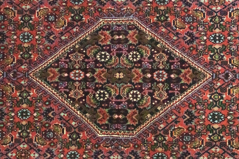 Biegacz Dywan perski - Bijar - 165 x 62 cm - czerwony