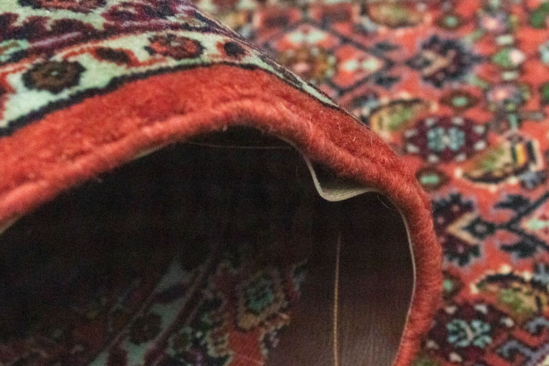 Biegacz Dywan perski - Bijar - 165 x 62 cm - czerwony