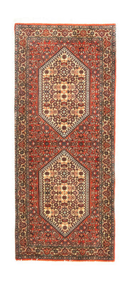 Biegacz Dywan perski - Bijar - 153 x 63 cm - czerwony