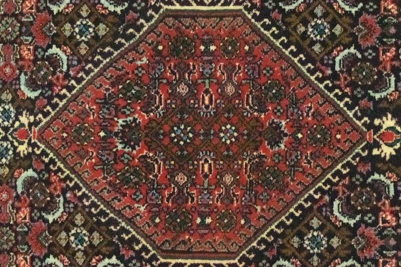Biegacz Dywan perski - Bijar - 156 x 65 cm - czerwony