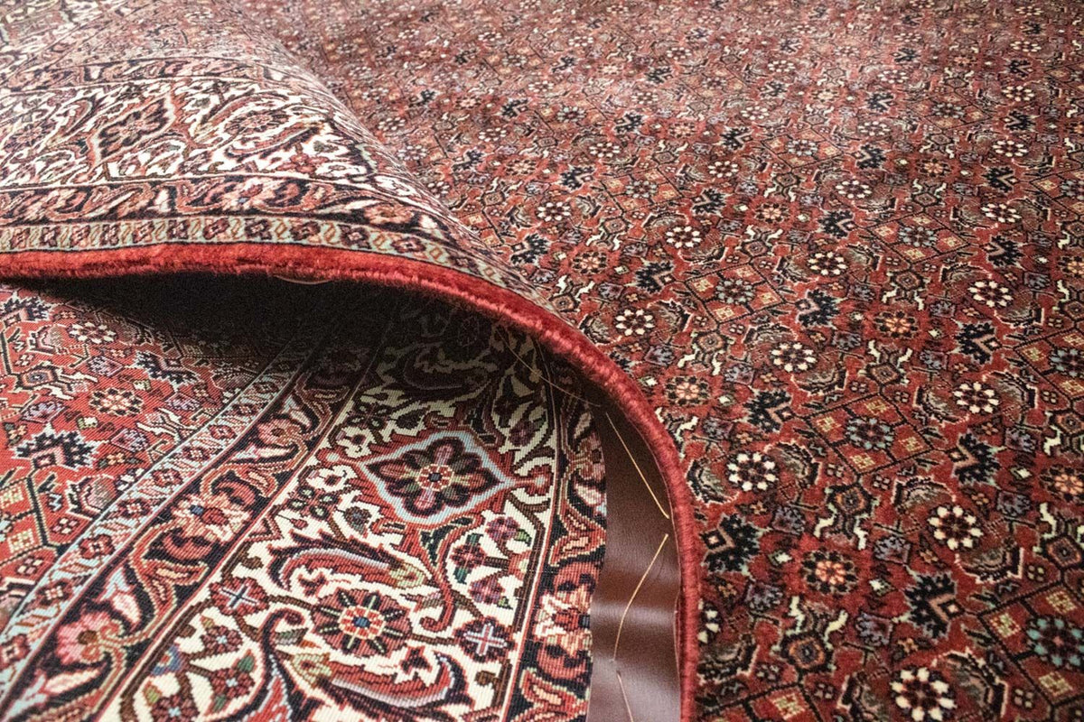 Dywan perski - Bijar - 300 x 204 cm - czerwony