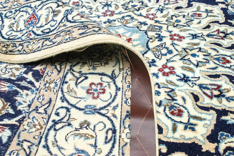 Dywan perski - Nain - 215 x 130 cm - ciemnoniebieski