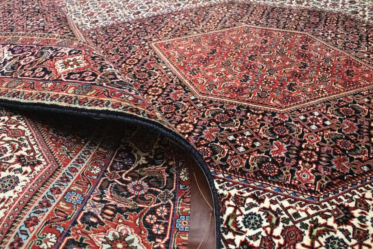 Dywan perski - Bijar - 293 x 205 cm - niebieski