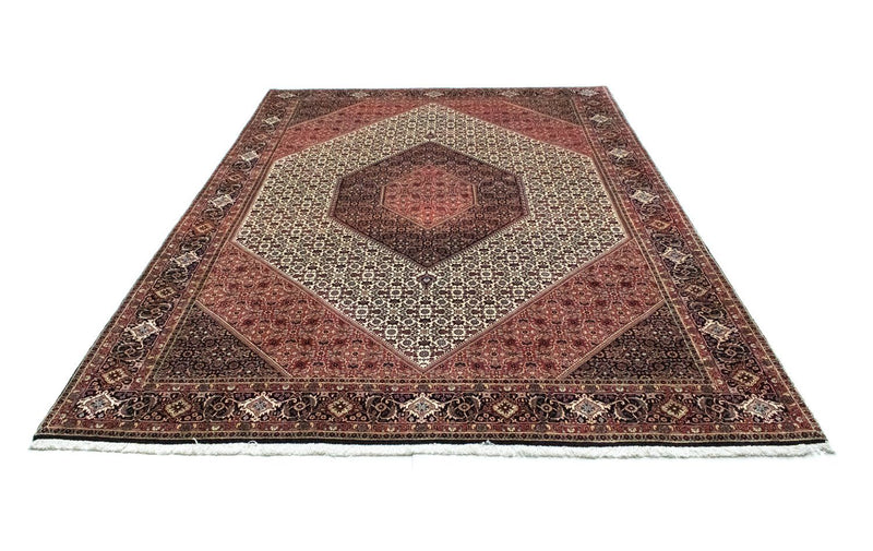 Dywan perski - Bijar - 293 x 205 cm - niebieski