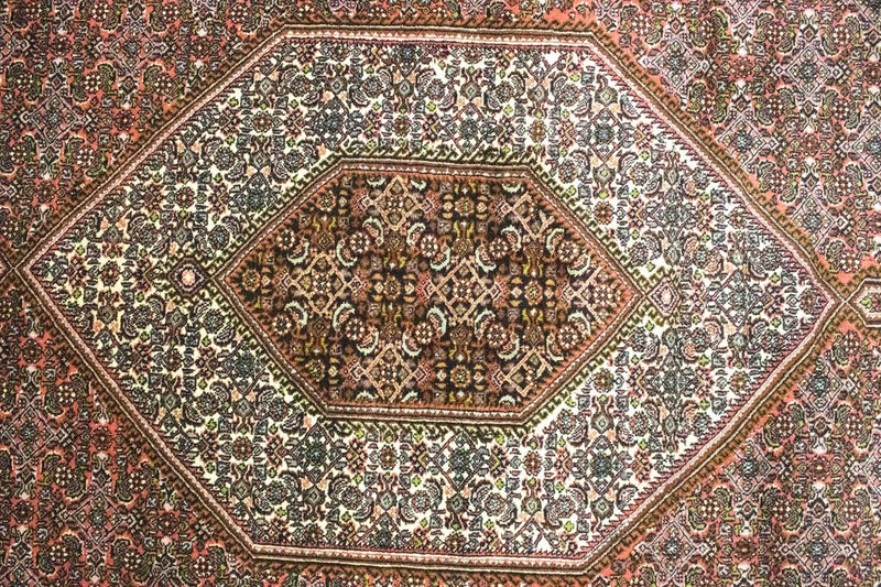 Dywan perski - Bijar - 295 x 203 cm - czerwony