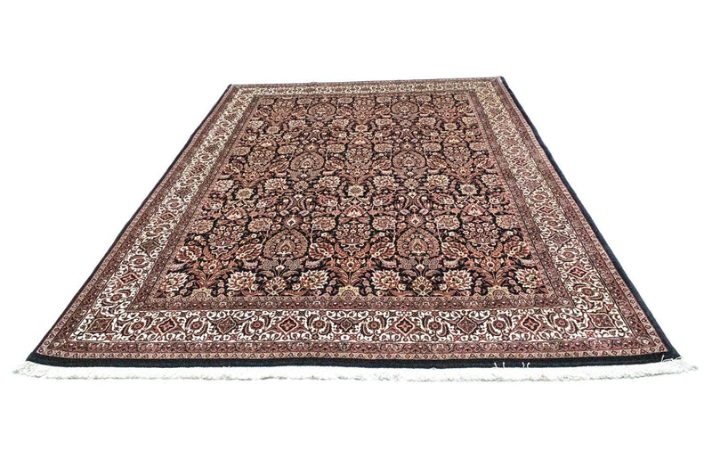 Dywan perski - Bijar - 293 x 203 cm - ciemnoniebieski