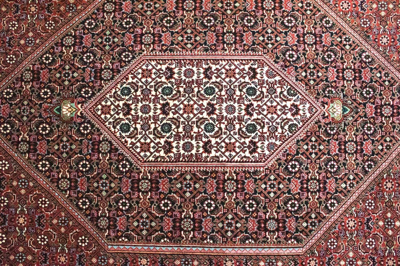 Dywan perski - Bijar - 303 x 204 cm - czerwony