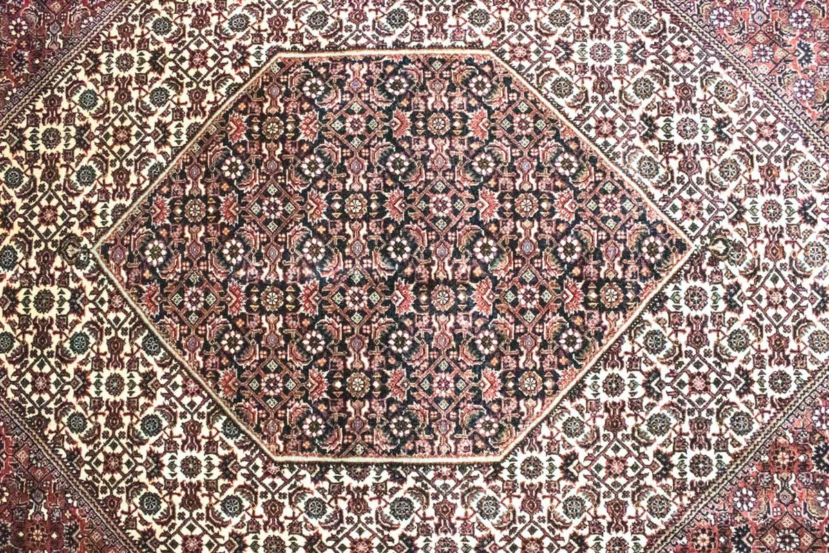 Dywan perski - Bijar - 303 x 200 cm - czerwony