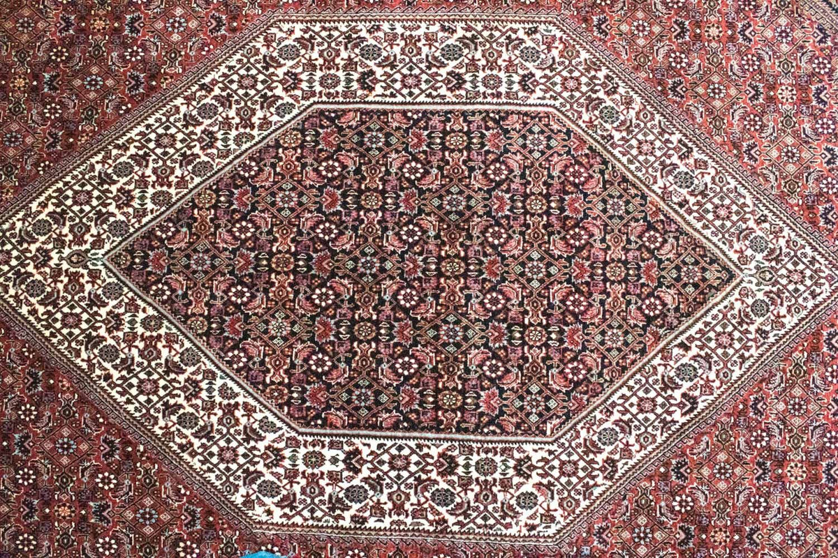 Dywan perski - Bijar - 300 x 200 cm - czerwony