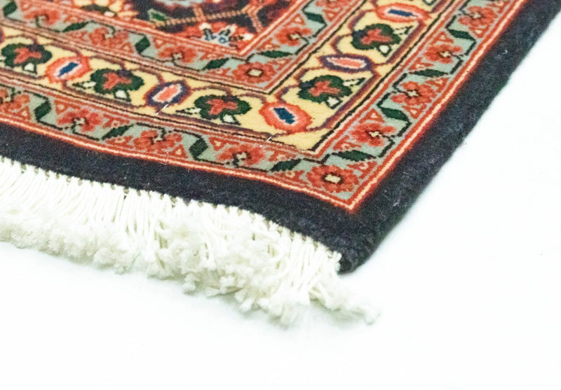 Biegacz Dywan perski - Bijar - 300 x 73 cm - ciemnoniebieski