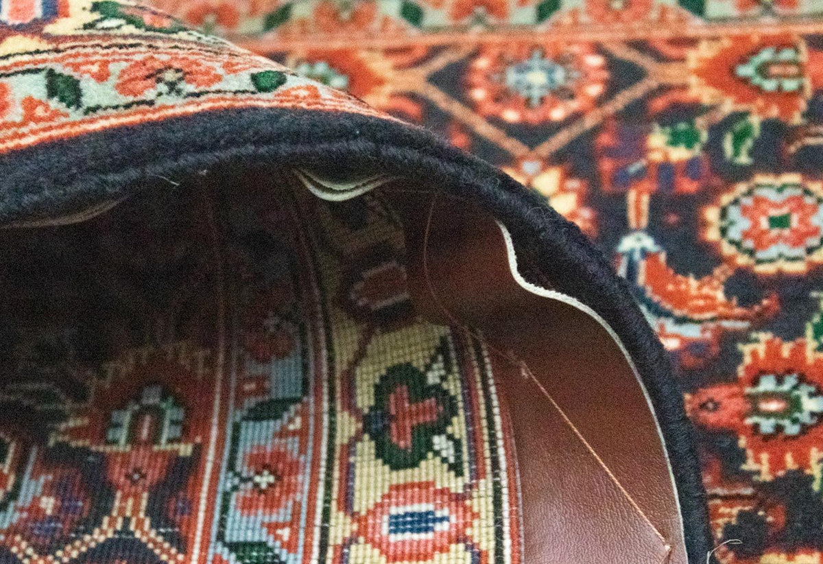 Biegacz Dywan perski - Bijar - 300 x 73 cm - ciemnoniebieski