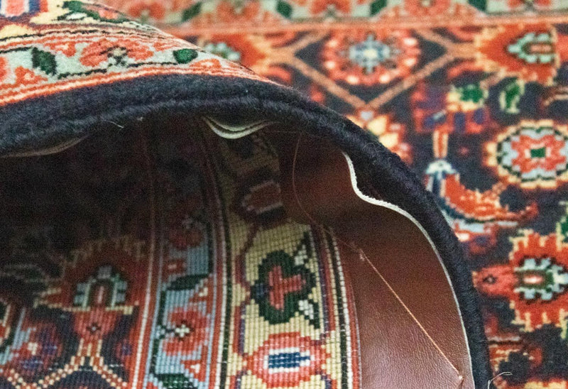 Biegacz Dywan perski - Bijar - 300 x 73 cm - ciemnoniebieski