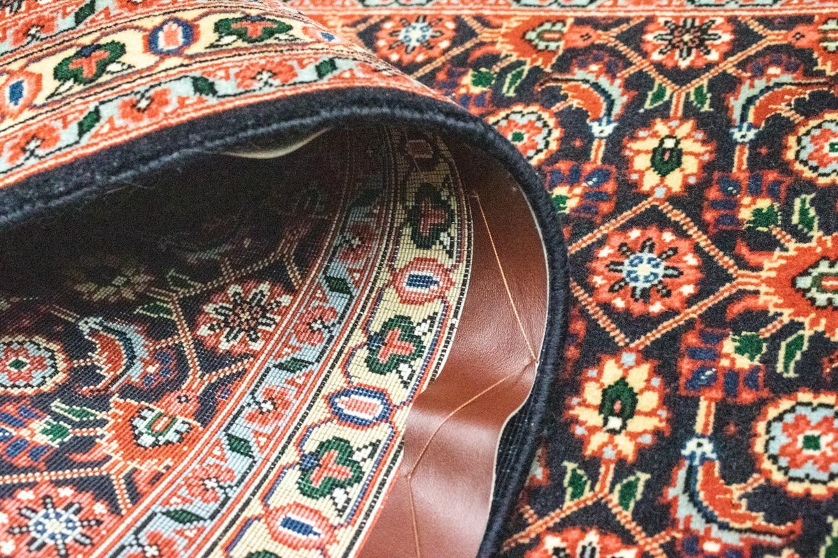 Biegacz Dywan perski - Bijar - 300 x 75 cm - niebieski