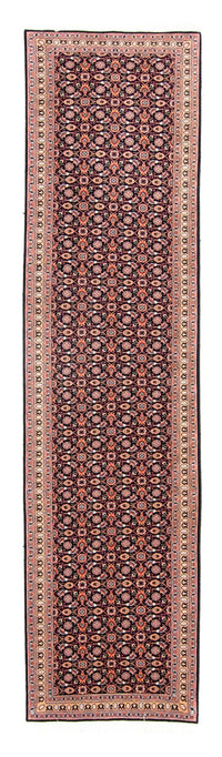 Biegacz Dywan perski - Tabriz - Królewski - 297 x 72 cm - niebieski