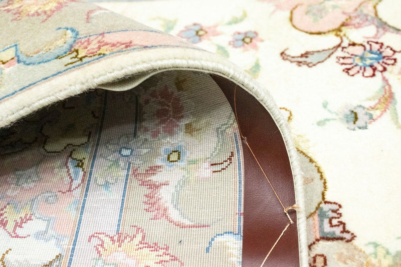 Biegacz Dywan perski - Tabriz - 337 x 90 cm - beżowy