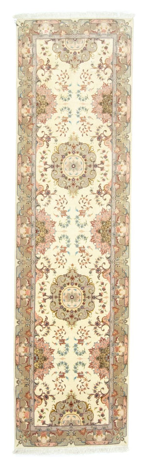 Biegacz Dywan perski - Tabriz - 339 x 91 cm - beżowy