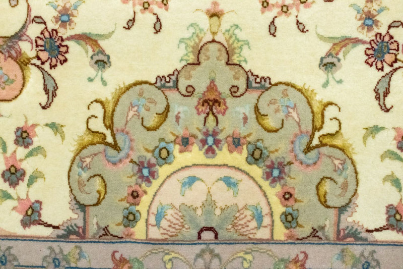 Biegacz Dywan perski - Tabriz - 339 x 91 cm - beżowy