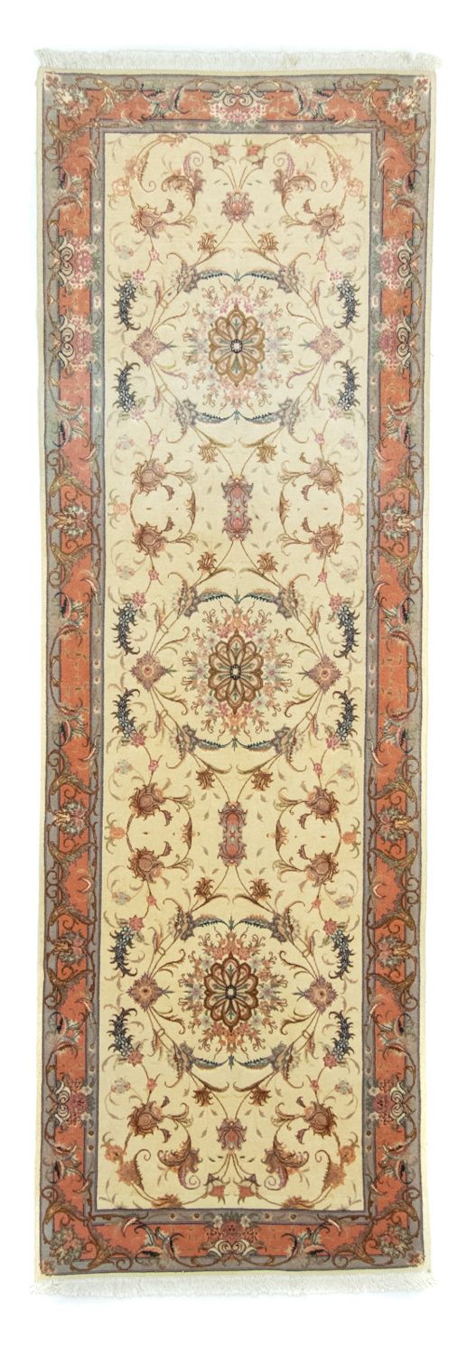 Biegacz Dywan perski - Tabriz - 294 x 83 cm - beżowy