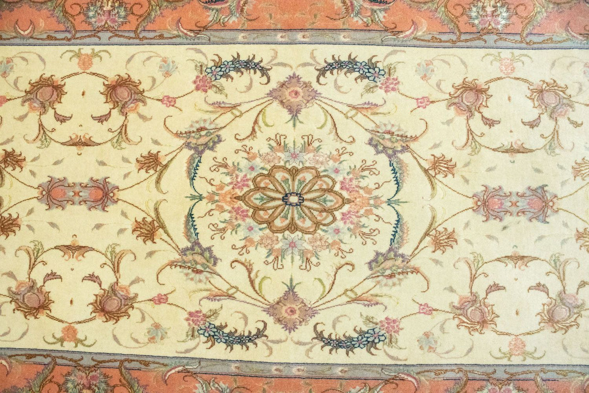 Biegacz Dywan perski - Tabriz - 294 x 83 cm - beżowy