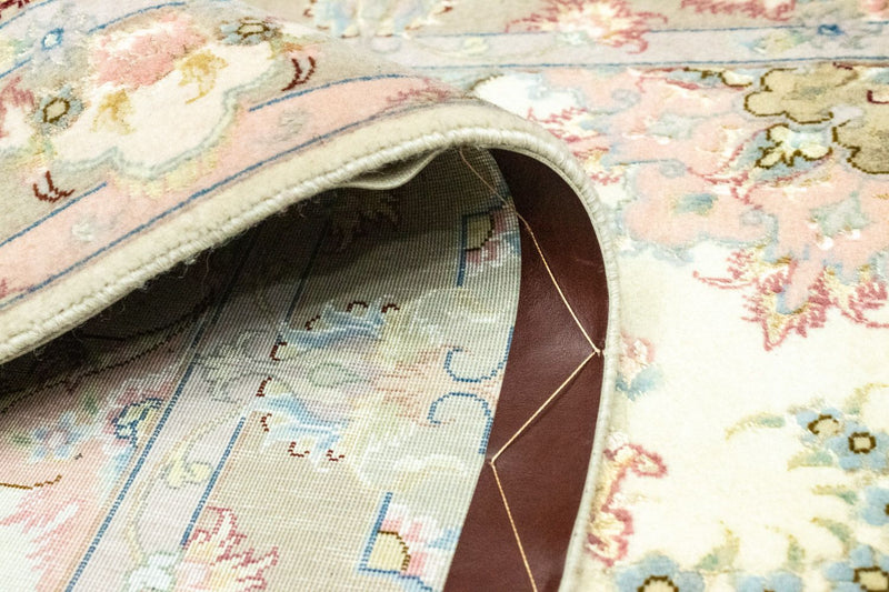 Biegacz Dywan perski - Tabriz - 337 x 90 cm - beżowy