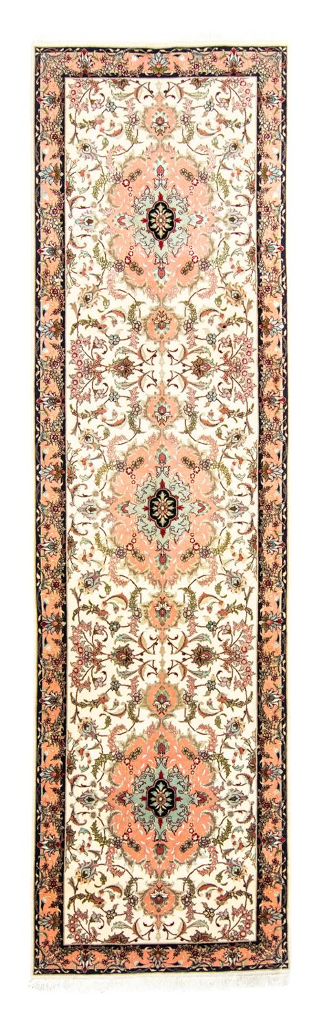 Biegacz Dywan perski - Tabriz - 322 x 87 cm - beżowy