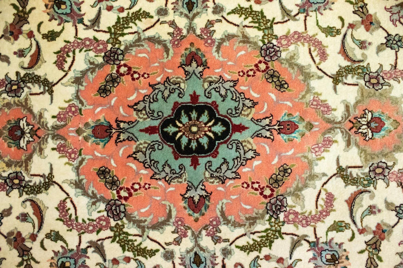 Biegacz Dywan perski - Tabriz - 322 x 87 cm - beżowy