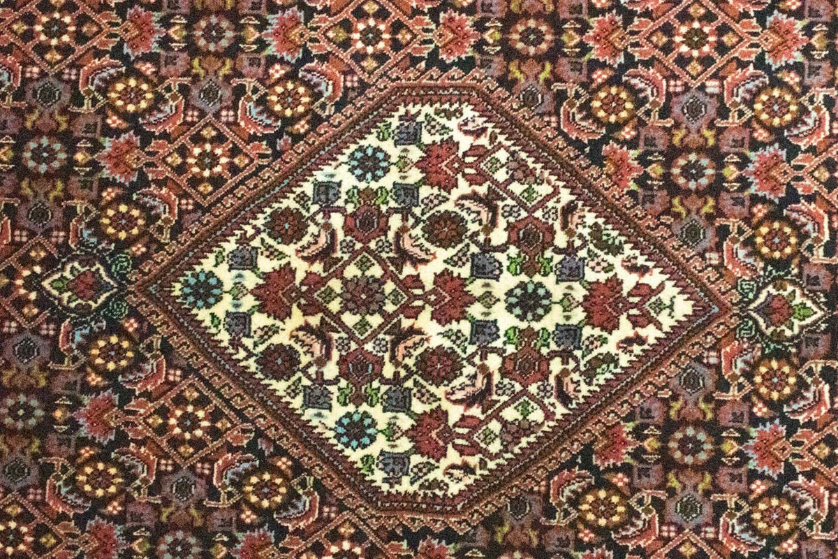 Dywan perski - Bijar - 226 x 142 cm - niebieski