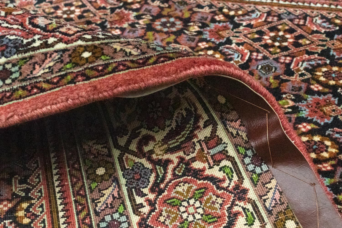 Dywan perski - Bijar - 226 x 142 cm - niebieski