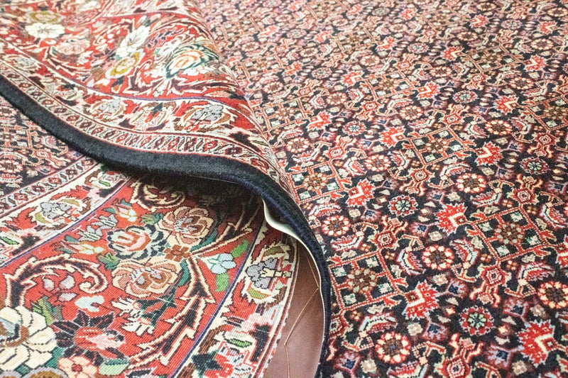 Dywan perski - Bijar - 290 x 207 cm - niebieski