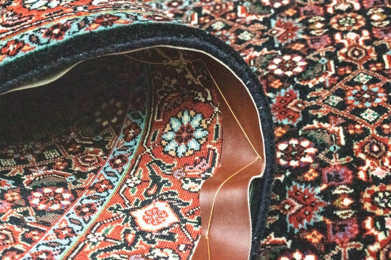 Biegacz Dywan perski - Bijar - 298 x 84 cm - niebieski