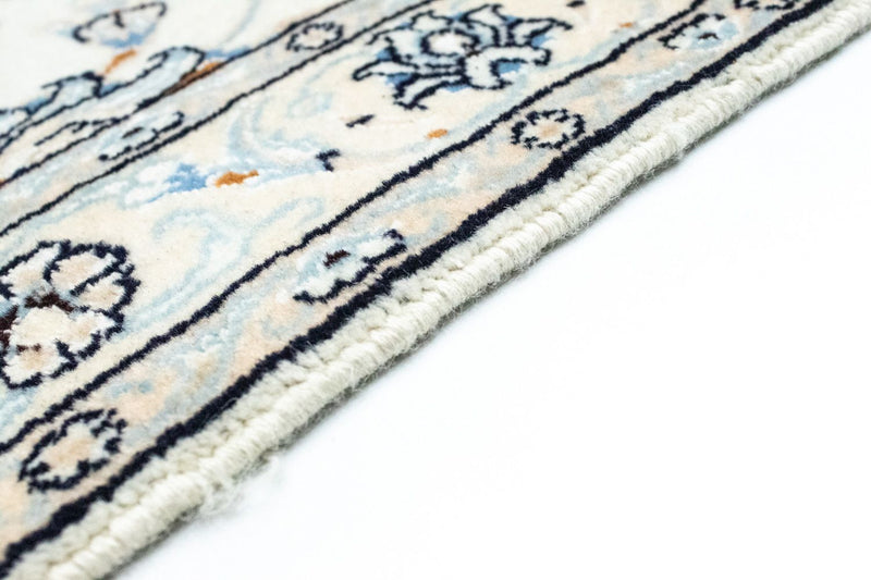 Biegacz Dywan perski - Nain - Królewski - 295 x 81 cm - naturalna biel