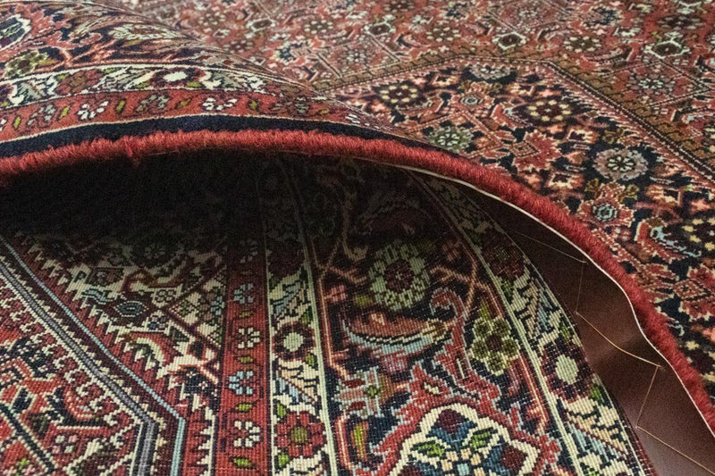 Dywan perski - Bijar - 252 x 175 cm - niebieski