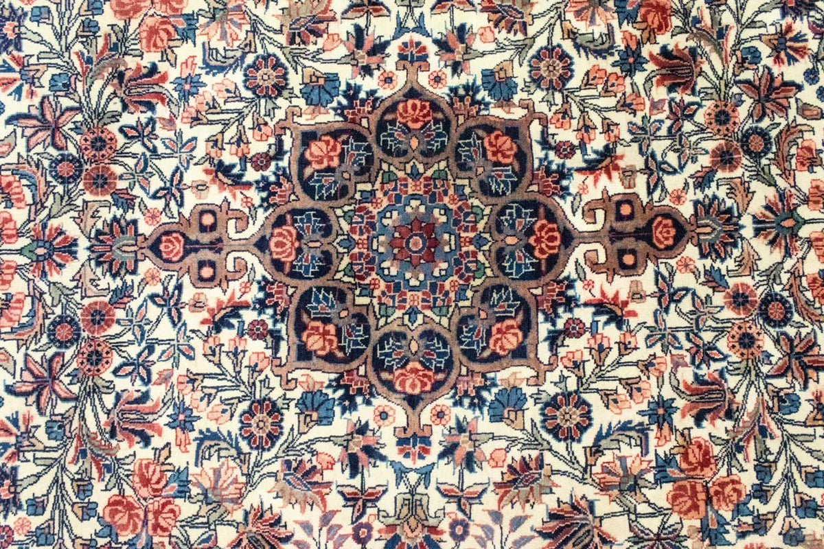 Dywan perski - Bijar - 202 x 145 cm - beżowy