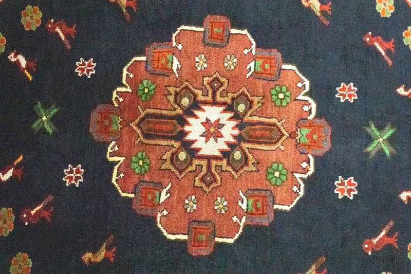 Perski dywan - Nomadyczny - 300 x 197 cm - czerwony