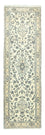 Biegacz Dywan perski - Nain - Królewski - 285 x 87 cm - naturalna biel