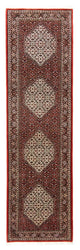 Biegacz Dywan perski - Bijar - 317 x 88 cm - czerwony