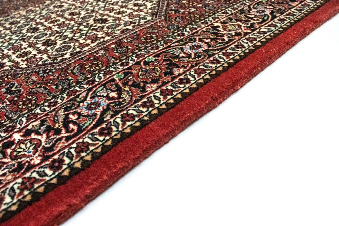 Biegacz Dywan perski - Bijar - 317 x 88 cm - czerwony