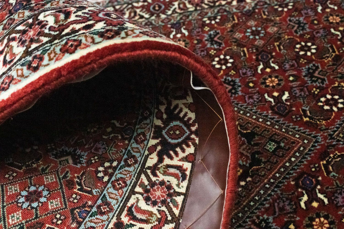 Biegacz Dywan perski - Bijar - 200 x 76 cm - czerwony