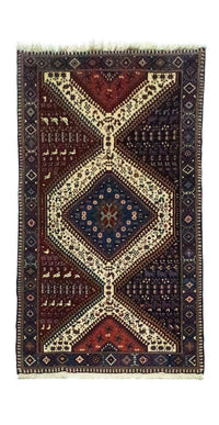 Biegacz Perski dywan - Nomadyczny - 190 x 100 cm - niebieski