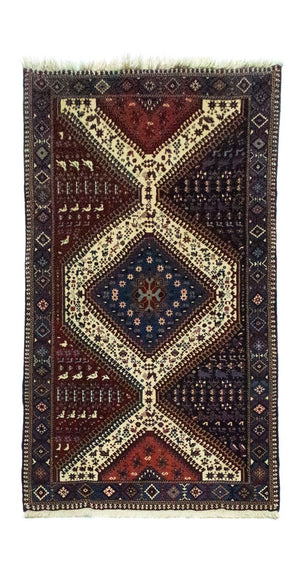 Biegacz Perski dywan - Nomadyczny - 190 x 100 cm - niebieski