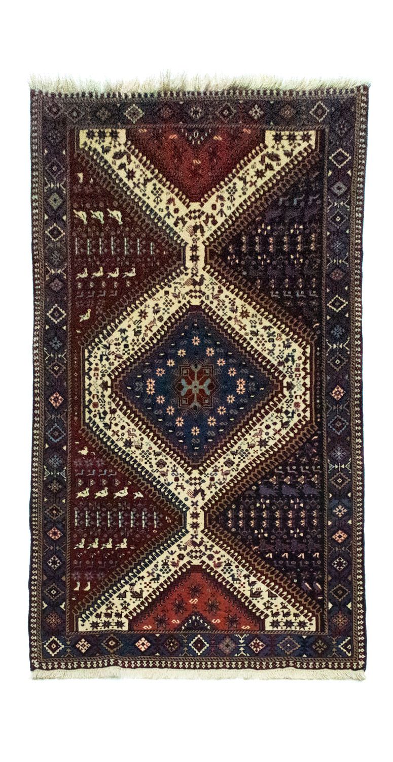 Biegacz Perski dywan - Nomadyczny - 190 x 100 cm - niebieski