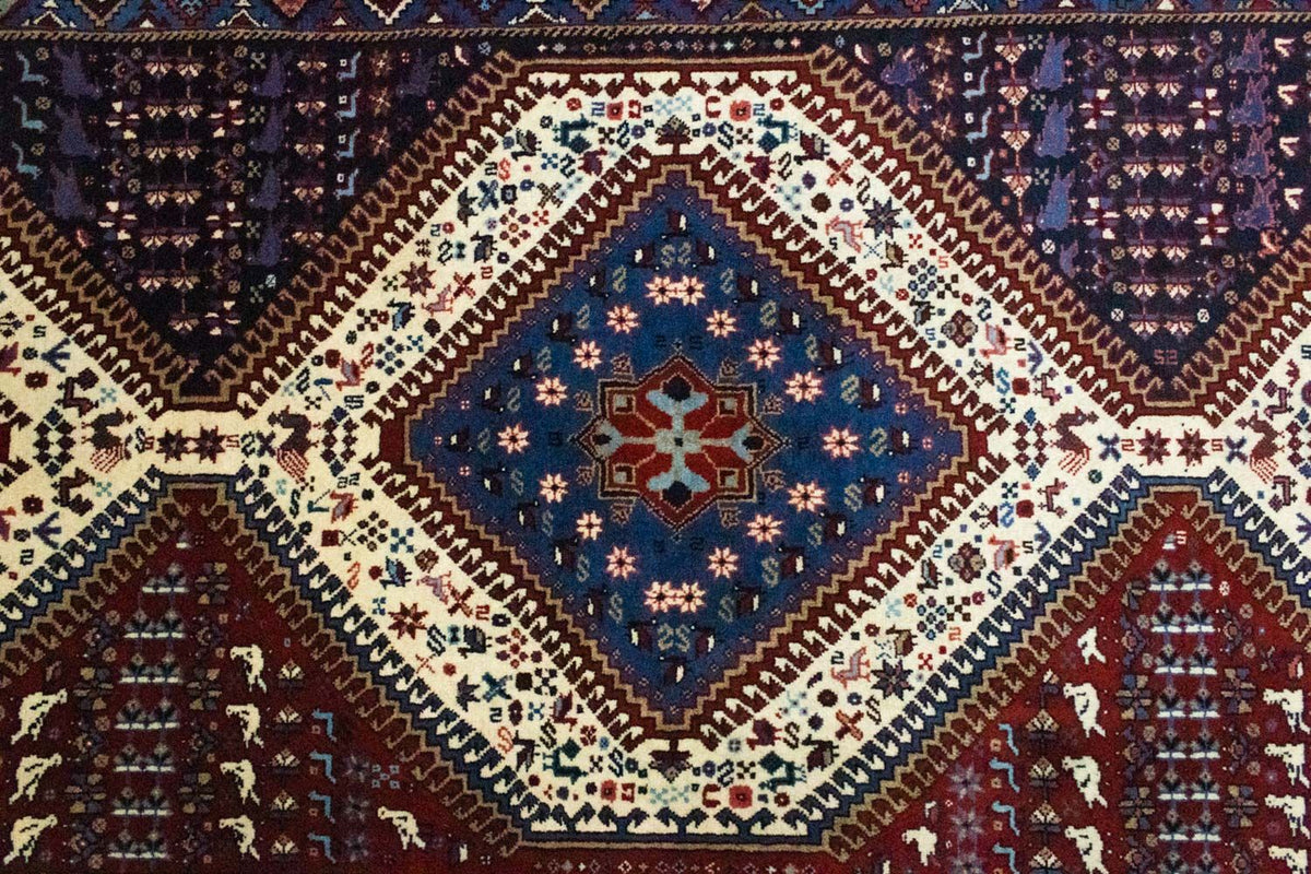 Biegacz Perski dywan - Nomadyczny - 190 x 100 cm - niebieski